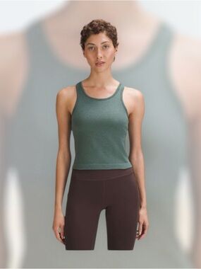 Lululemon Ebb to Street Cropped
Racerback Tank Top
Dark Forest